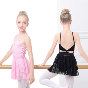 Gymnastics Leotards Crisscross Straps Leotards Ballet Dance Leotard Girls Gymnastic Clothes Black Sling Bodysuit Kids Leotard 1