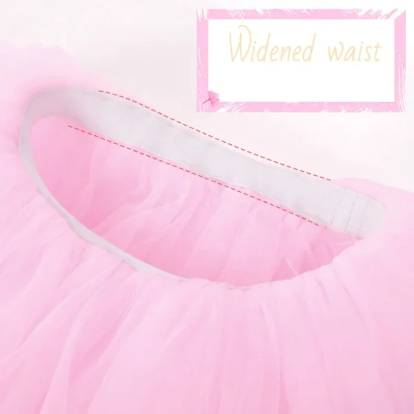 Ballet Skirt Girls Tutu Skirt Kids Ballet Tutu Puffy Ballerina Princess Tutu Stage Wear Dance Tutu Dress 5