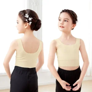 Ballet Tops Girls Dance Vest Tops Dance Underwear Top Ballet Vest Modal Tops For Girls Underwear Flesh Tops 1