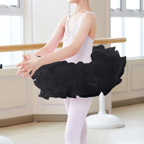 Ballet Skirt Girls Tutu Skirt Kids Ballet Tutu Puffy Ballerina Princess Tutu Stage Wear Tutu Dress Organza Pettiskirt 3