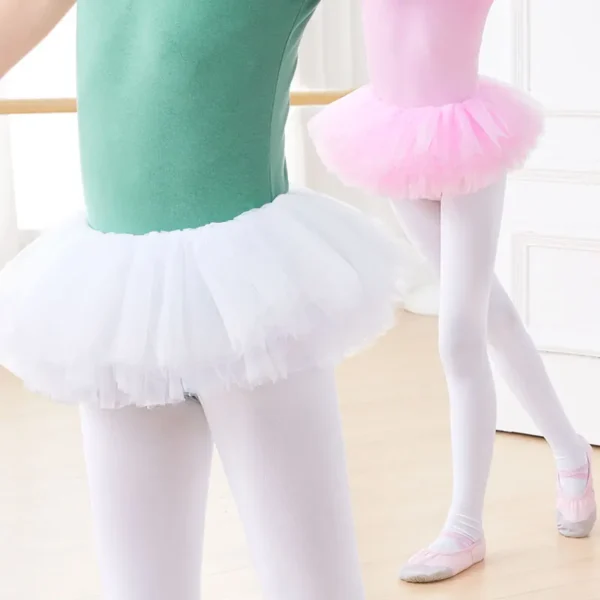 Ballet Skirt Girls Tutu Skirt Kids Ballet Tutu Puffy Ballerina Princess Tutu Stage Wear Dance Tutu Dress 2